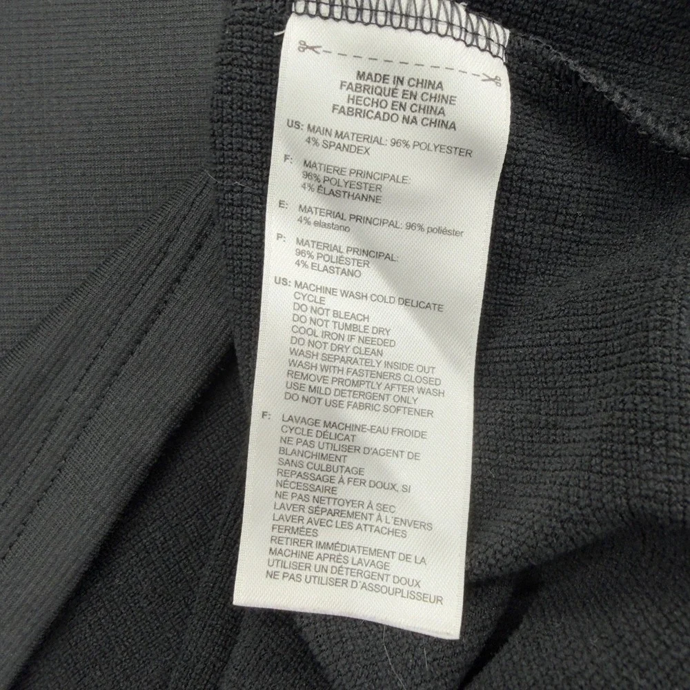 Adidas Golf 3-Stripes 1/4 Zip Pullover Mens 2XL Black White Performance Wicking